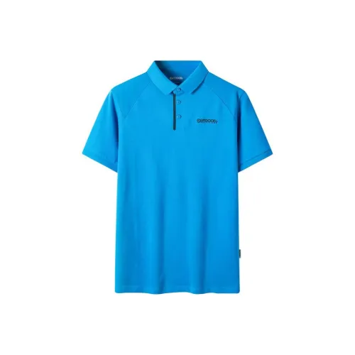 OUTDOOR PRODUCTS Поло Мужское Королевский Синий