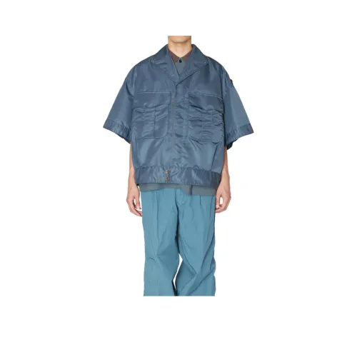 Kolor SS25 Рубашка Мужская Темно-синяя