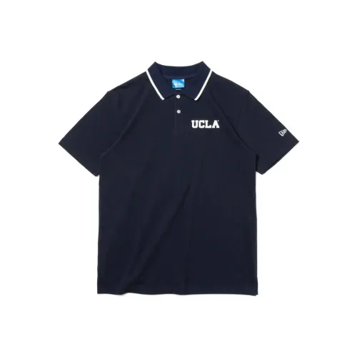 New Era GOLF Usa Логотип Tee Поло Унисекс Морской синий