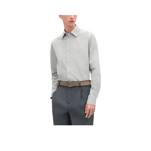 HERMES Туманный Мужские Рубашки