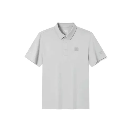 XTEP Bright Moon Gray Men's Polo