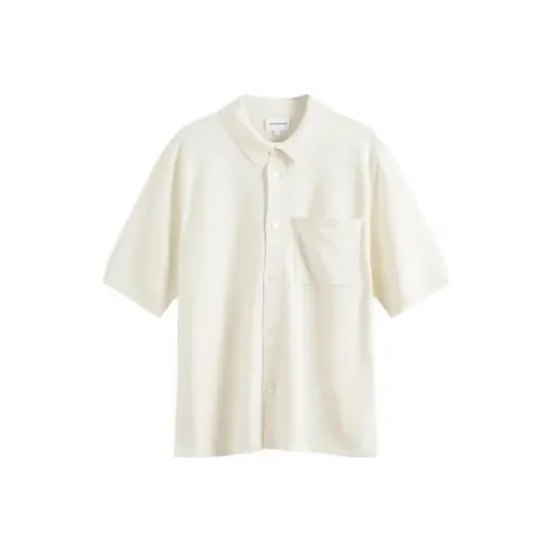 NORSE PROJECTS Рубашка Мужская Айвори Белая