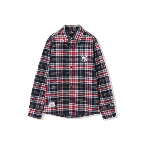 New Era Фиолетовые Унисекс Рубашки