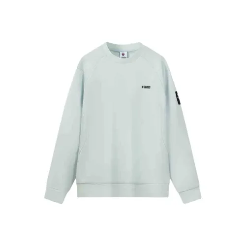 KSWISS Свитшот Мужской Светло-Серый Синий