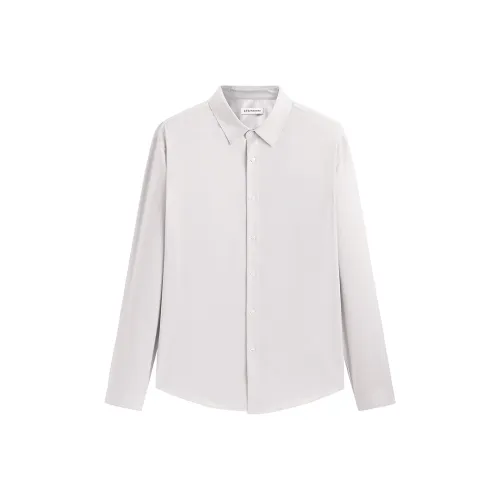 PEACEBIRD MEN Рубашка Мужская Светло-Серый