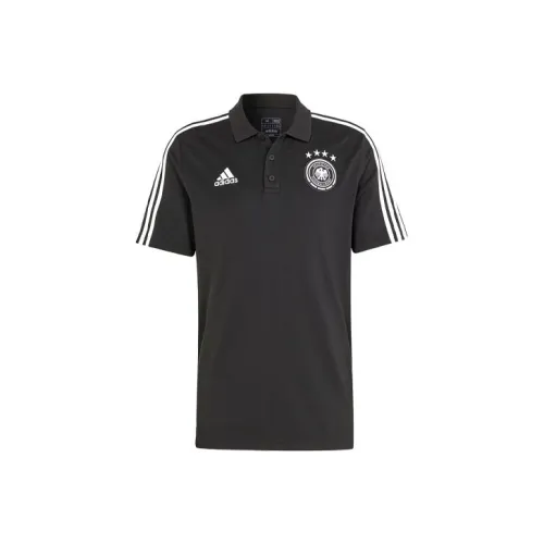 Adidas Germany DNA 3 Stripes Polo Polo Men's Black