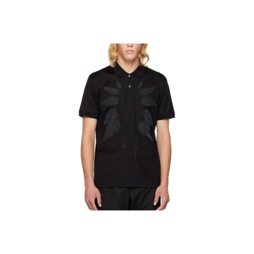 Alexander McQueen Мужское черное поло