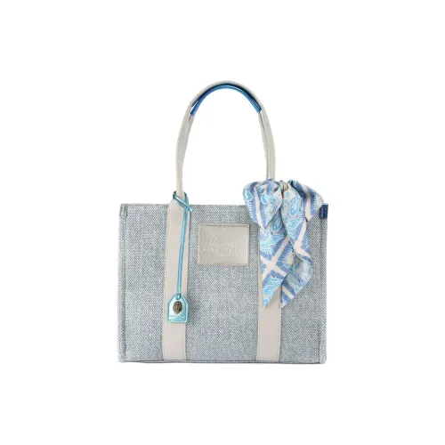 Kurt Geiger London Тканая сумка-тоут сумка для покупок сумка через плечо сумка большая женская синяя