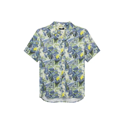 LIU·JO UOMO Желто-синие Мужские Рубашки