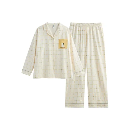 Peninsula City Пижамный комплект Baby LIKE Sleep Women's Теплый Yellow Aqua Blue