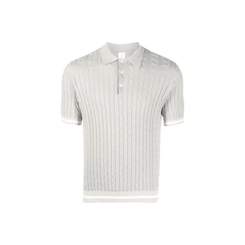 Eleventy Gray Men's Polo