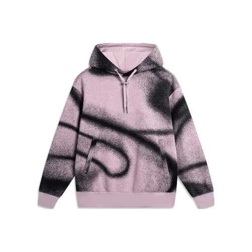 LINING Ink Серый Фиолетовый Черный Мужские Толстовки
