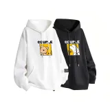 Белый щенок + Черный кролик