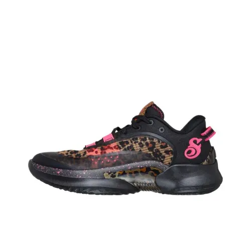 Skechers SKX RESAGRIP Баскетбольные кроссовки Низкий топ Черный Женский
