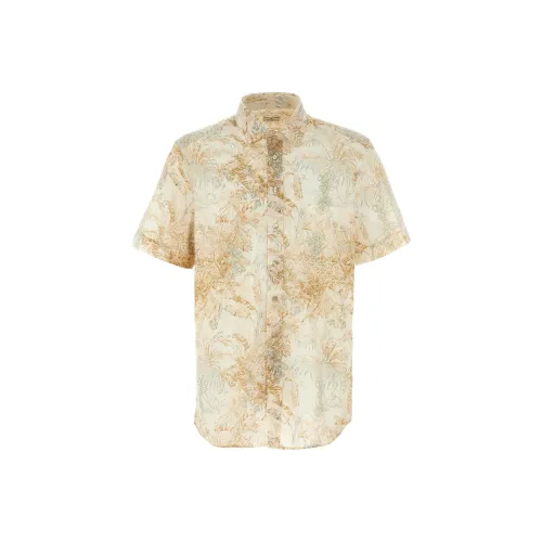 ETRO Желтые Мужские Рубашки