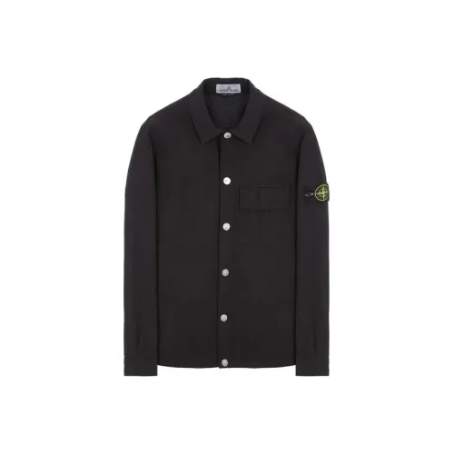 Stone Island Мужские Черные Рубашки