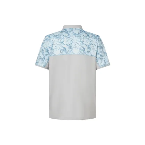 Oakley Поло Мужское Stone Wash Blue