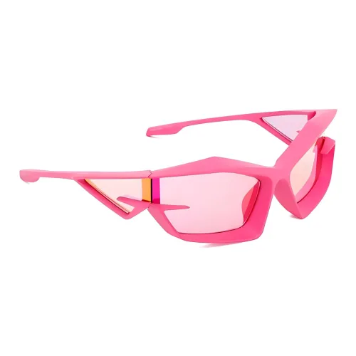 GIVENCHY Пластиковая оправа нерегулярная форма солнцезащитные очки унисекс розовый