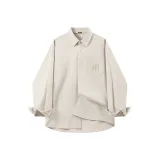 [Тяжелый Оксфорд] Абрикос (Ма Цветок Хаки Логотип на груди)