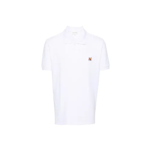 Maison Kitsune Белая Мужская Поло