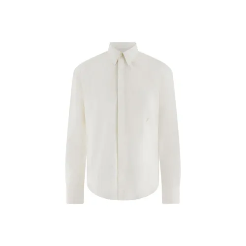 Ferragamo SS24 Рубашка Мужская Белая
