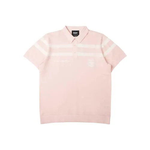 Boy London Поло Унисекс Розовый
