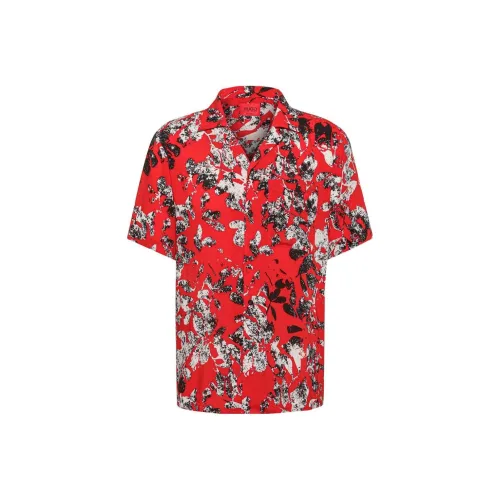 Hugo Boss Red Men's Shirts Hugo Boss Красные Мужские Рубашки