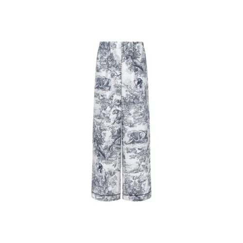 DIOR Blue Men's Pajama Pants DIOR Синий Мужские Пижамные Штаны