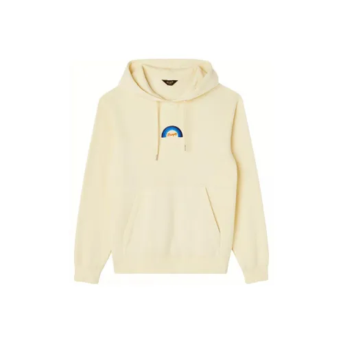 Sandro Толстовка Мужская Молочно-белая