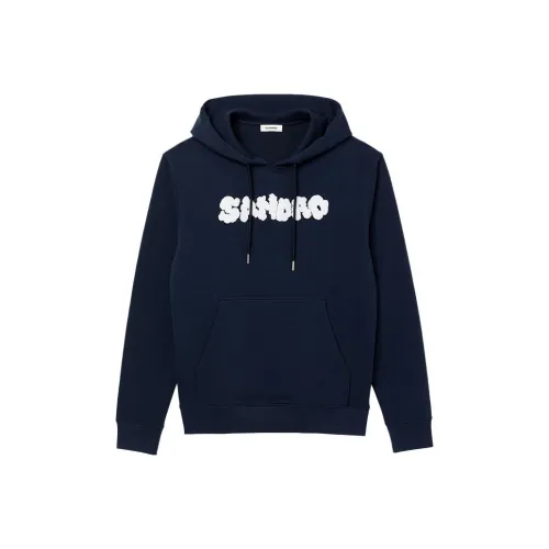 Sandro Толстовка Унисекс Темно-синий