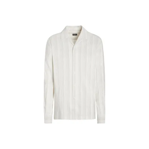 Ermenegildo Zegna Белые Мужские Рубашки