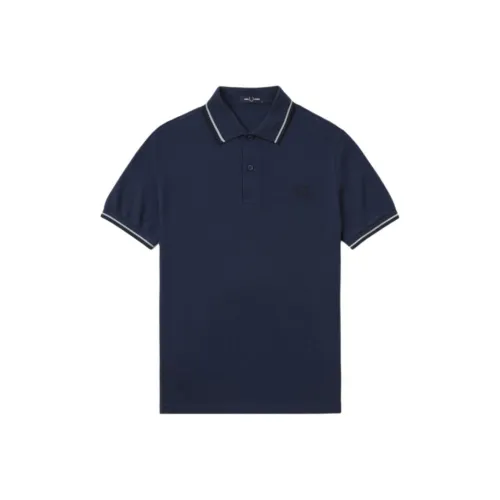 FRED PERRY Поло Мужское Темно-синий