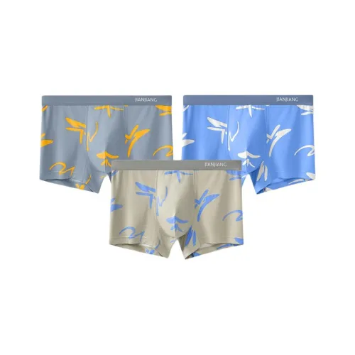Master Haze Blue + Sky Blue + Cardamom Green Men's Boxers