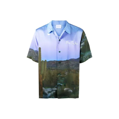 Blue Sky Inn Рубашка Мужская Небесно-Голубая