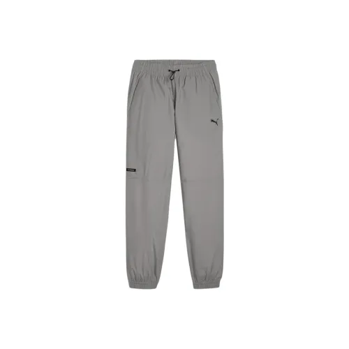 PUMA DESERT ROAD Вязаные тренировочные брюки мужские светло-серые 62