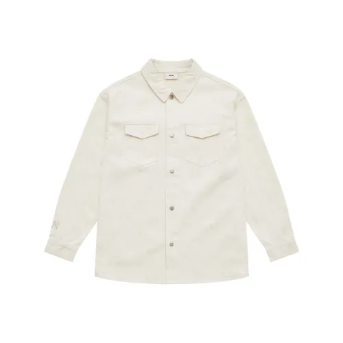 MLB MONOGRAM Коллекция New York Yankees SS25 Длинный рукав Шифон Унисекс Глубокий Айвори