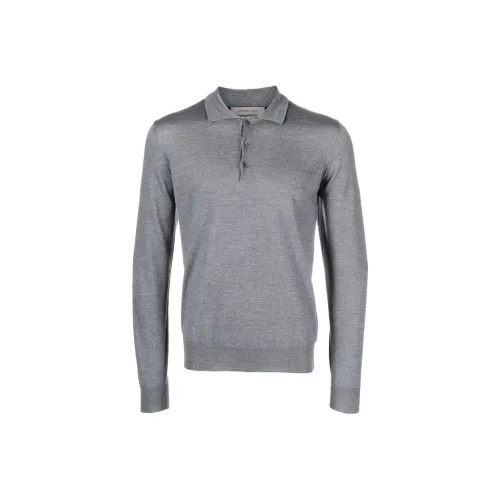 Corneliani Поло Мужское Серое