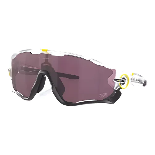 Oakley Нерегулярная форма Солнцезащитные очки Унисекс Прозрачный