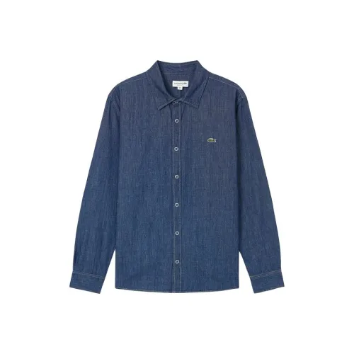 LACOSTE Collaboration MK9/Джинсовый синий Мужская рубашка