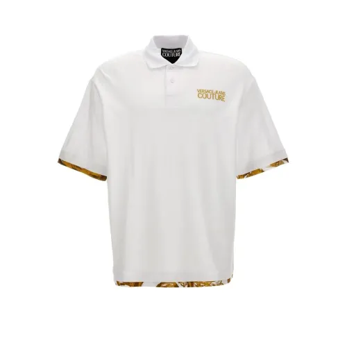 VERSACE JEANS COUTURE Поло Мужское Белое