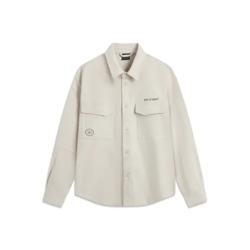 LINING Овсяный серый Унисекс Рубашки