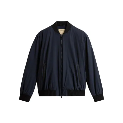 WOOLRICH SS25 Куртки и Пальто Мужской Синий