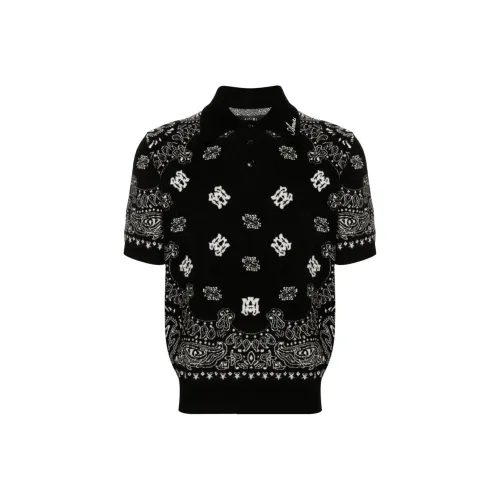 AMIRI Мужская черная поло