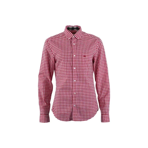 Burberry Red Men's Shirts Бургони Мужские Рубашки
