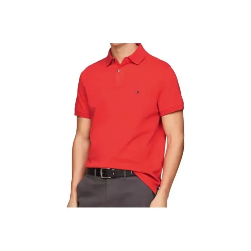 Tommy Hilfiger Поло Мужское Красное