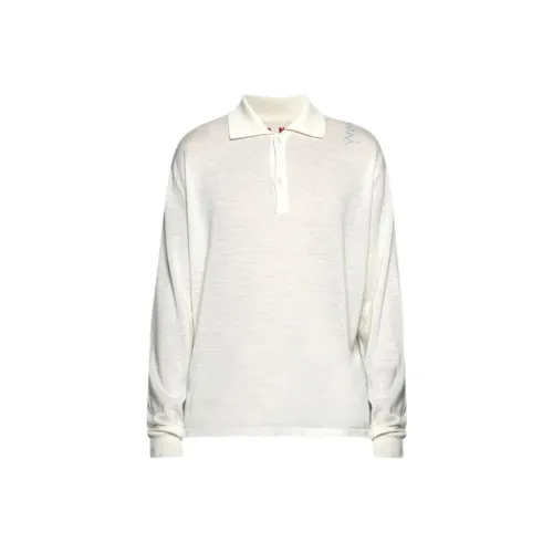 MARNI SS25 Поло Унисекс Айвори Белый