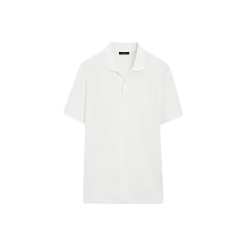 Massimo Dutti Поло Мужское Белое