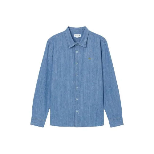 Рубашка LACOSTE Collaboration Мужская Светлый Деним