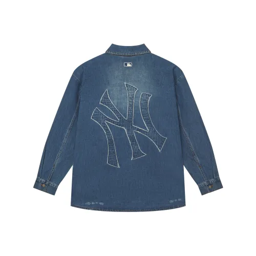 MLB Base Logo New York Yankees Рубашка Унисекс Blue