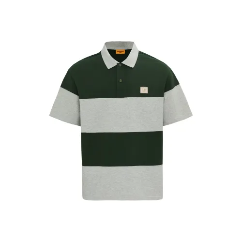 CAT Темно-зеленая мужская поло